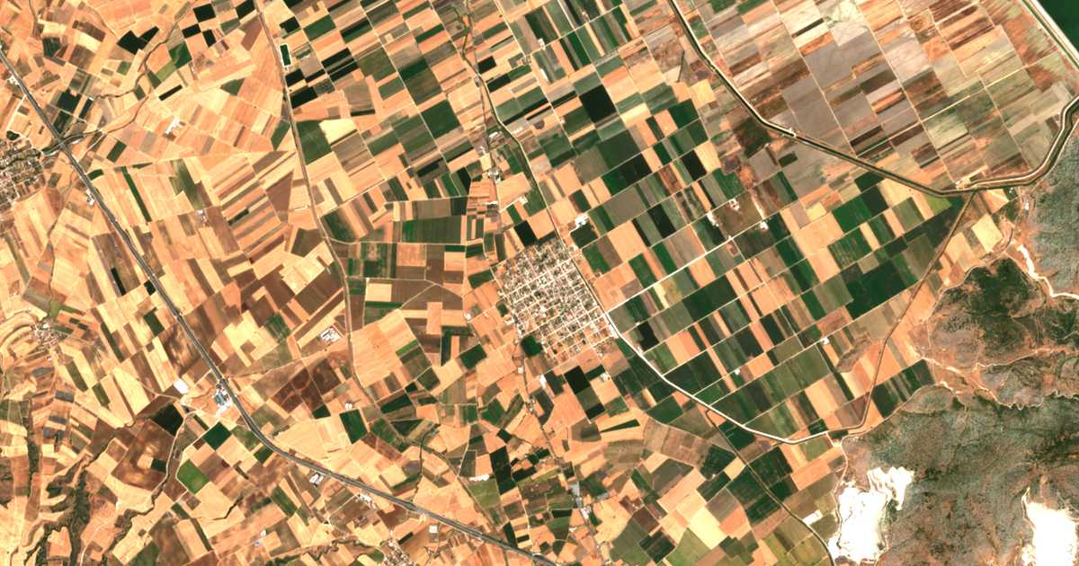 Satellitenkarte von Rizómylos