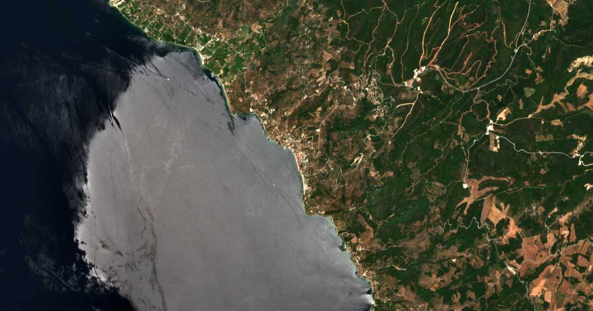 Satellitenkarte von Áfyssos