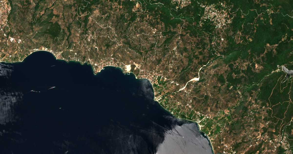 Satellitenkarte von Kala Nera