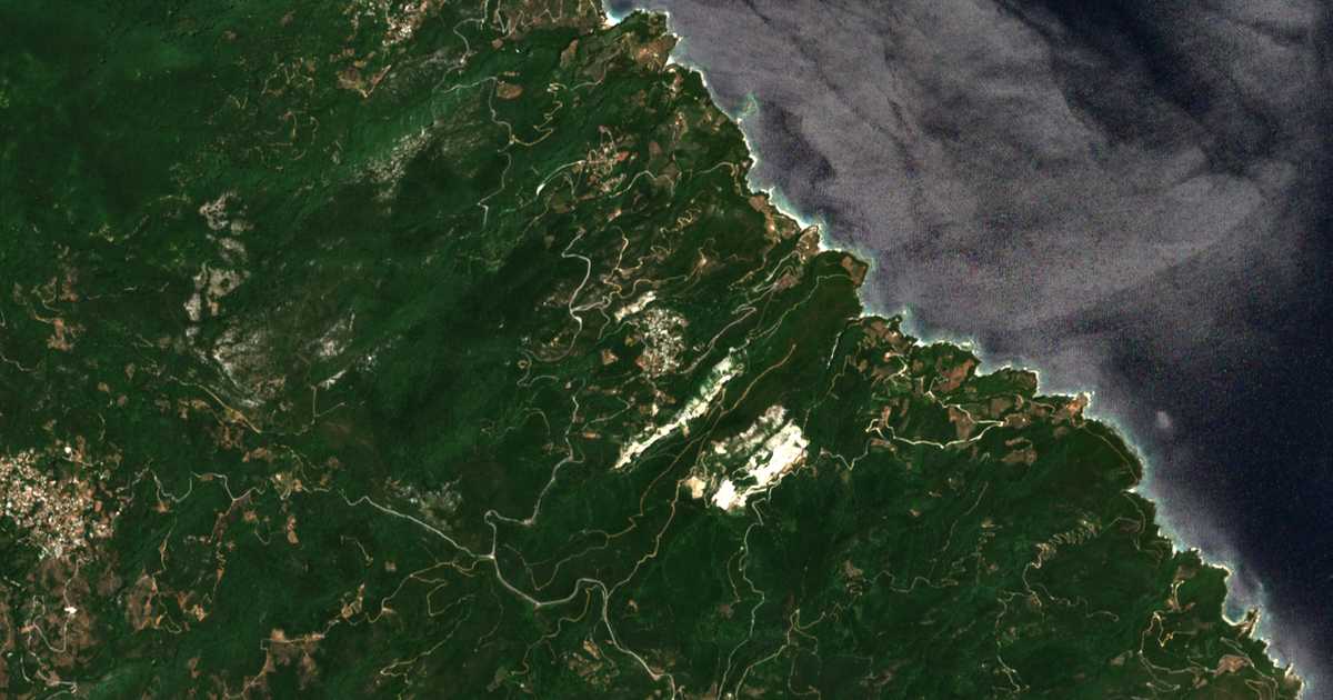 Satellitenkarte von Kalamákion