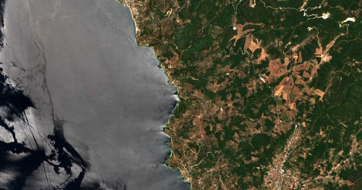 Satellitenkarte von Lefókastron
