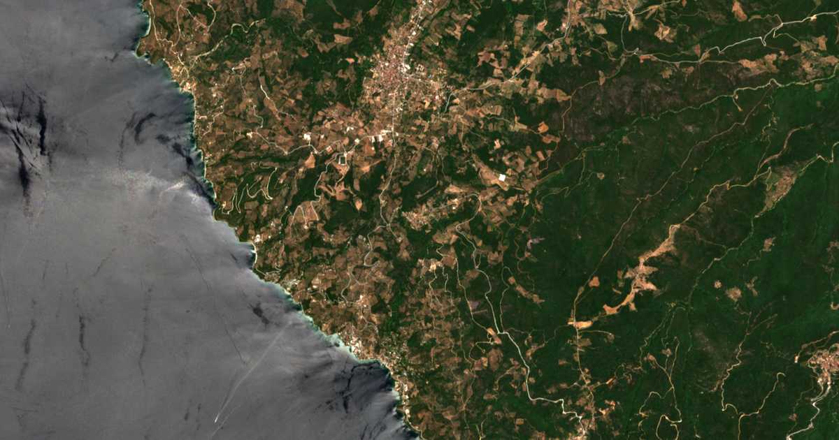 Satellitenkarte von Metóchion