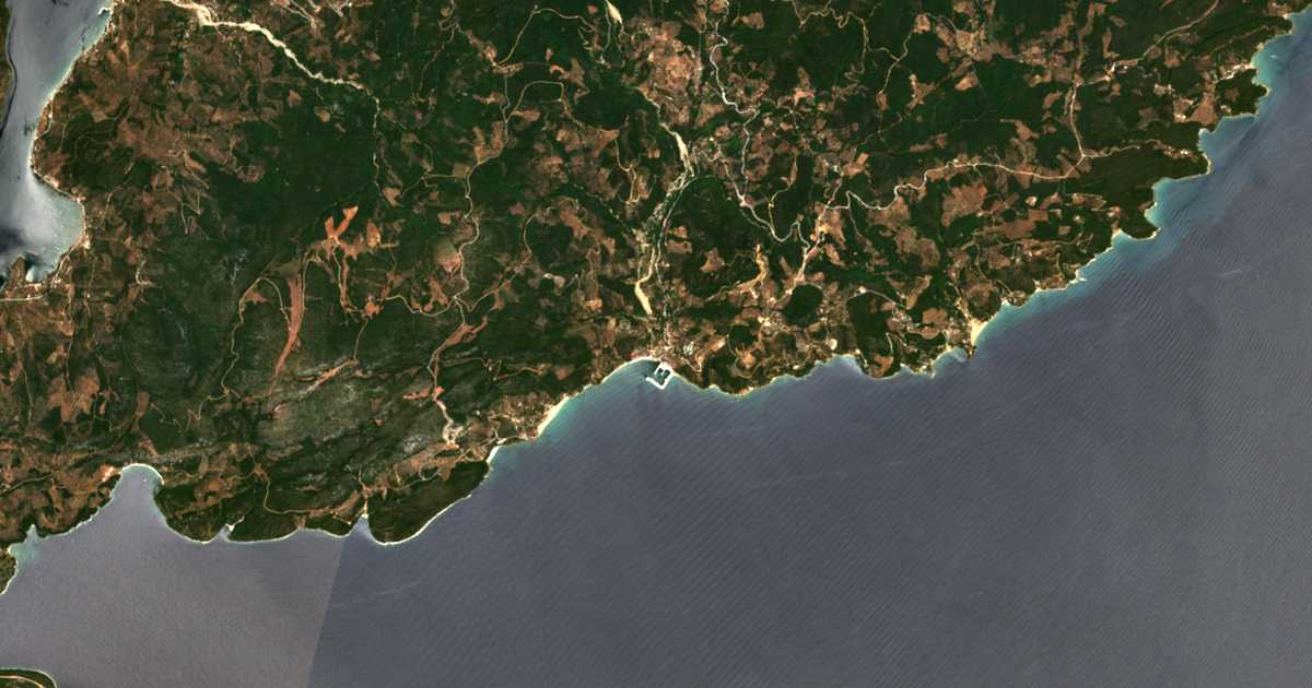 Satellitenkarte von Plataniá