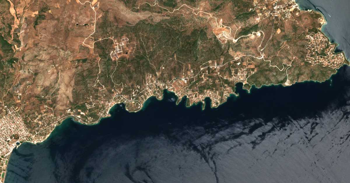 Satellitenkarte von Ágios Geórgios