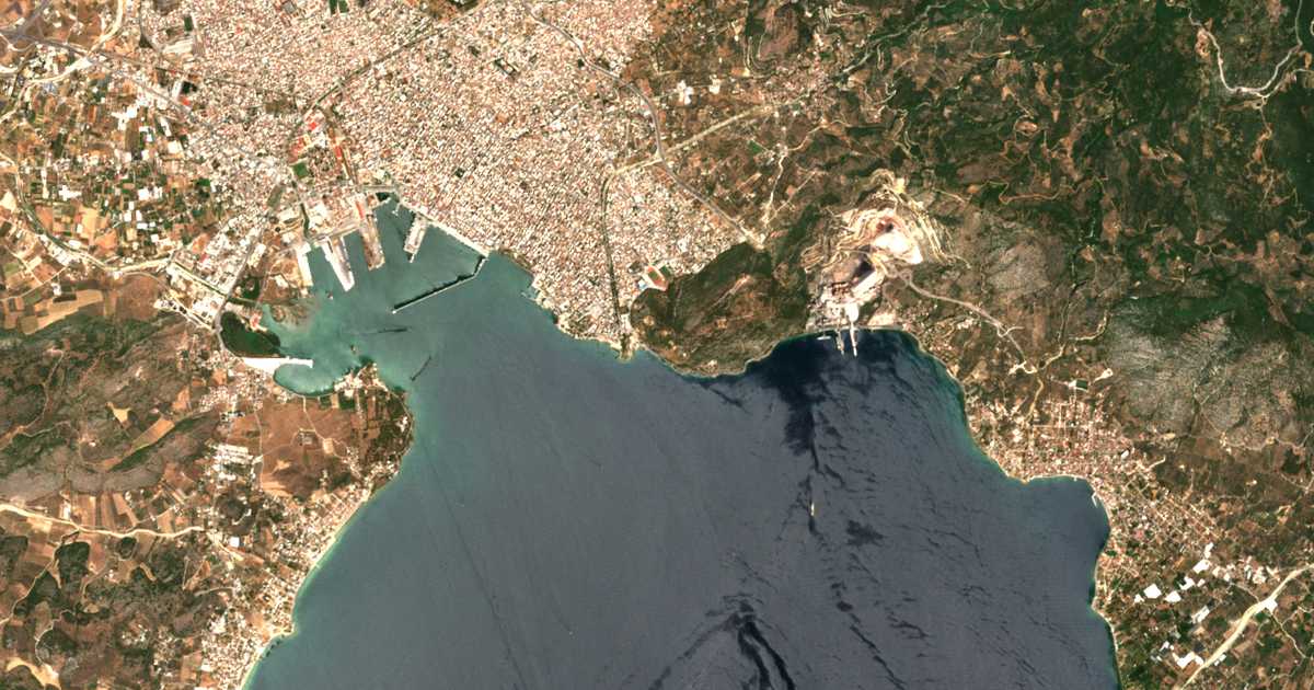 Satellitenkarte von Gorítsa