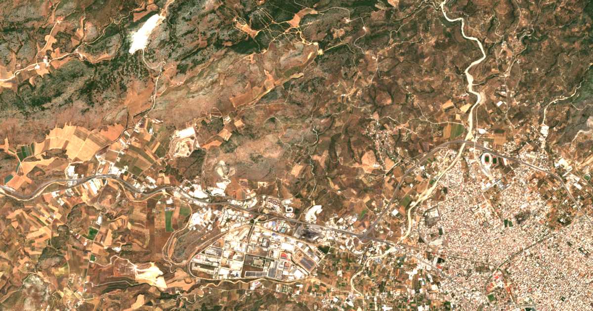Satellitenkarte von Kákkavos