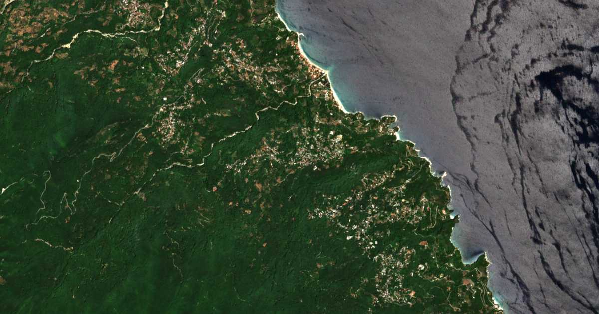 Satellitenkarte von Mouresi
