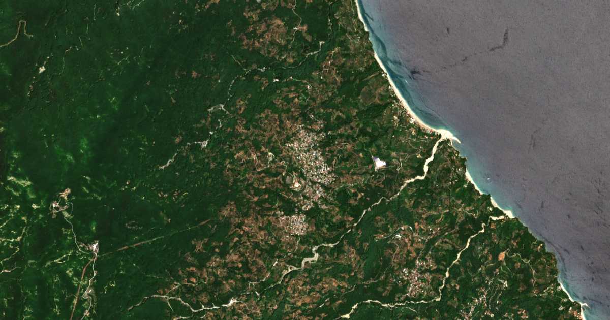 Satellitenkarte von Zagora