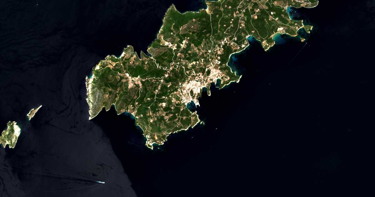 Satellitenkarte von Patitiri