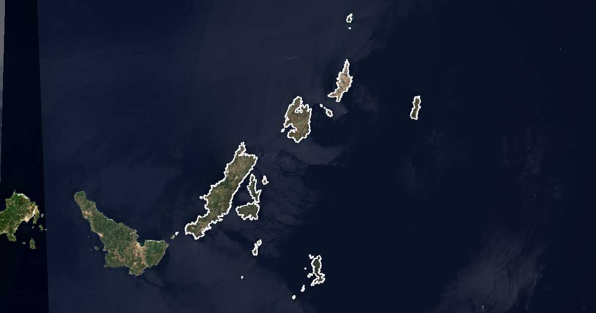 Satellitenkarte von Dímos Alonnísou