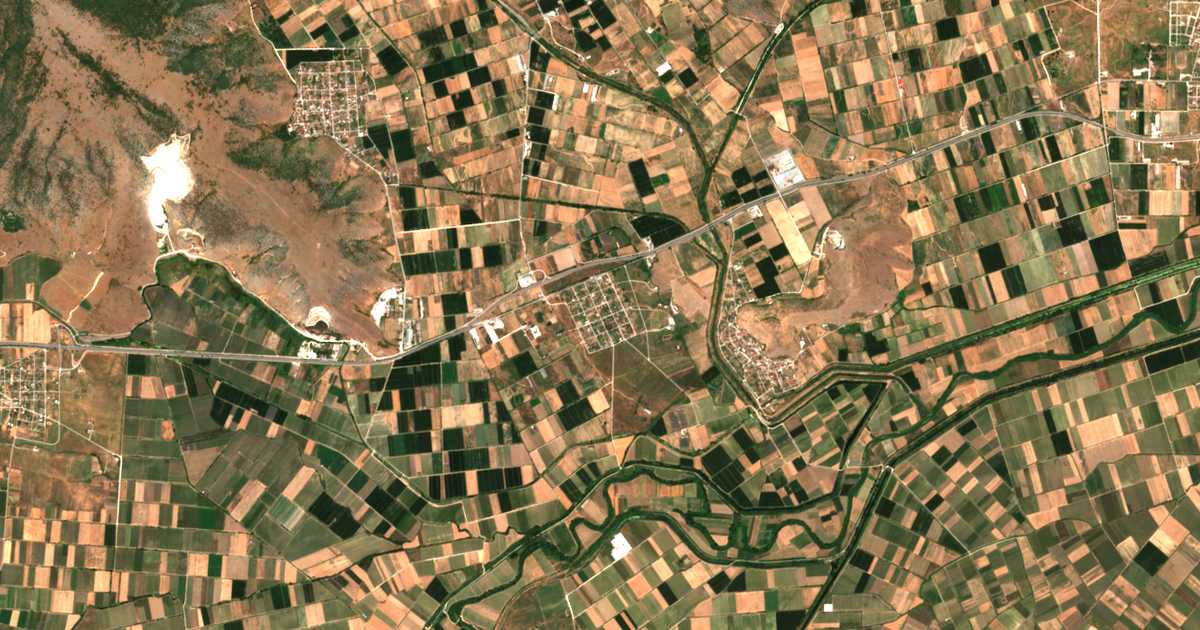 Satellitenkarte von Georganádes