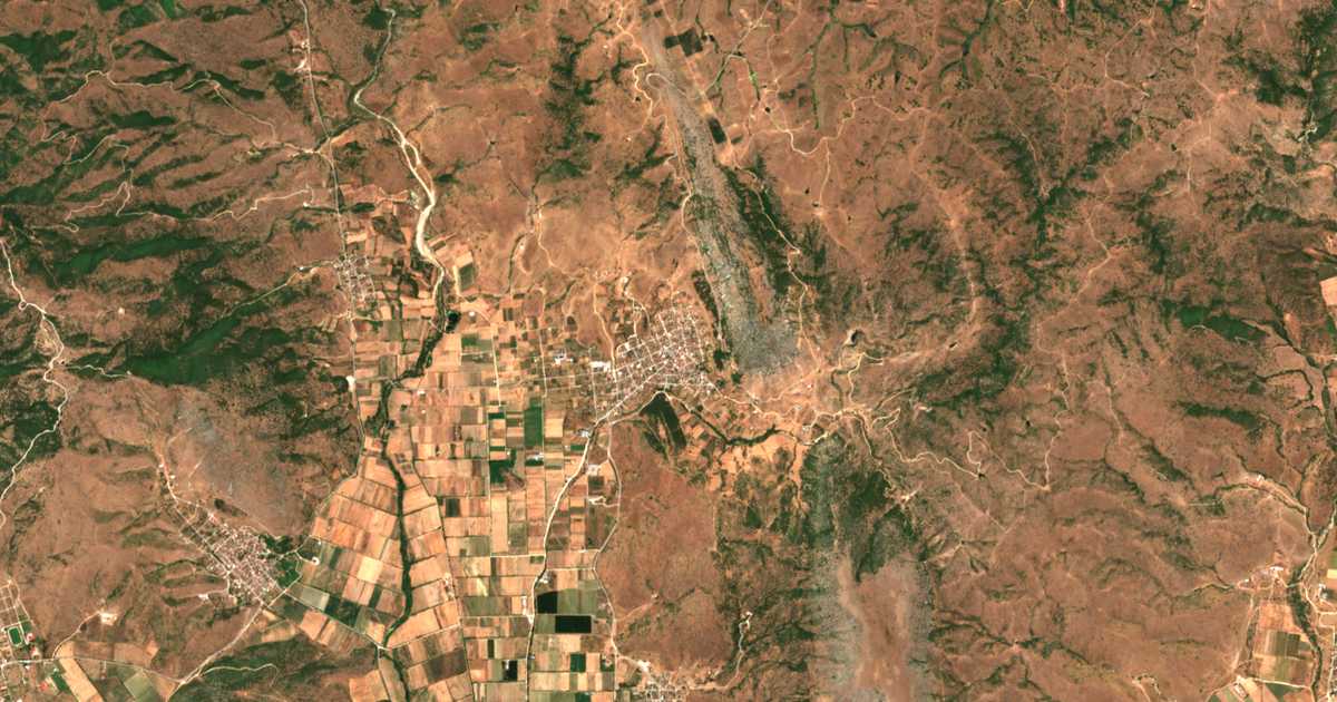 Satellitenkarte von Grizánon