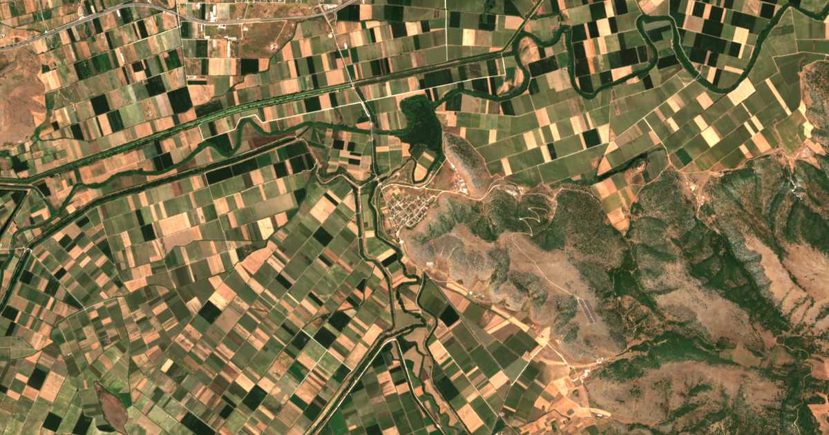 Satellitenkarte von Keramídion