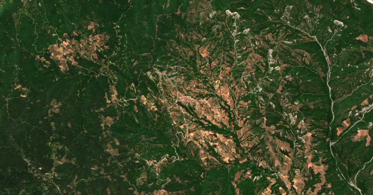 Satellitenkarte von Agnandia
