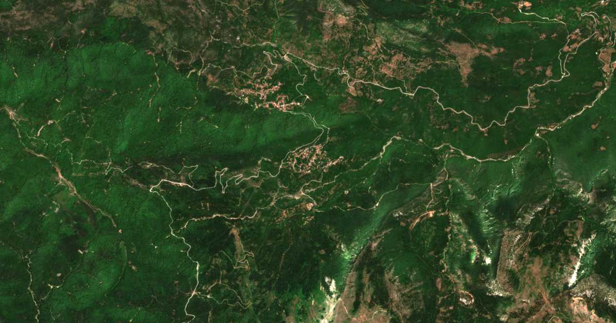 Satellitenkarte von Amáranton