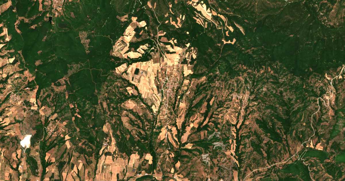 Satellitenkarte von Asprokklisiá