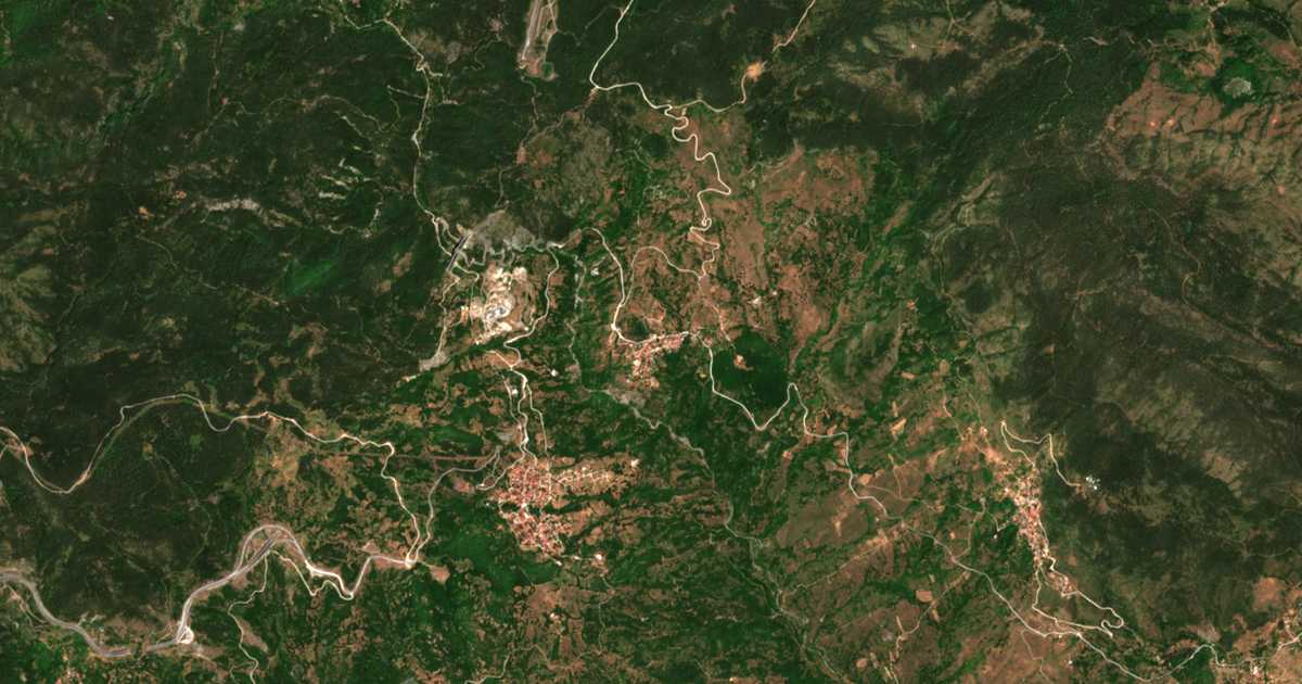 Satellitenkarte von Korydallós