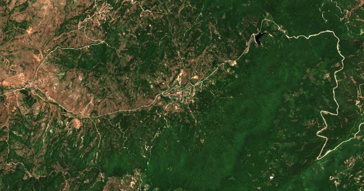 Satellitenkarte von Longá