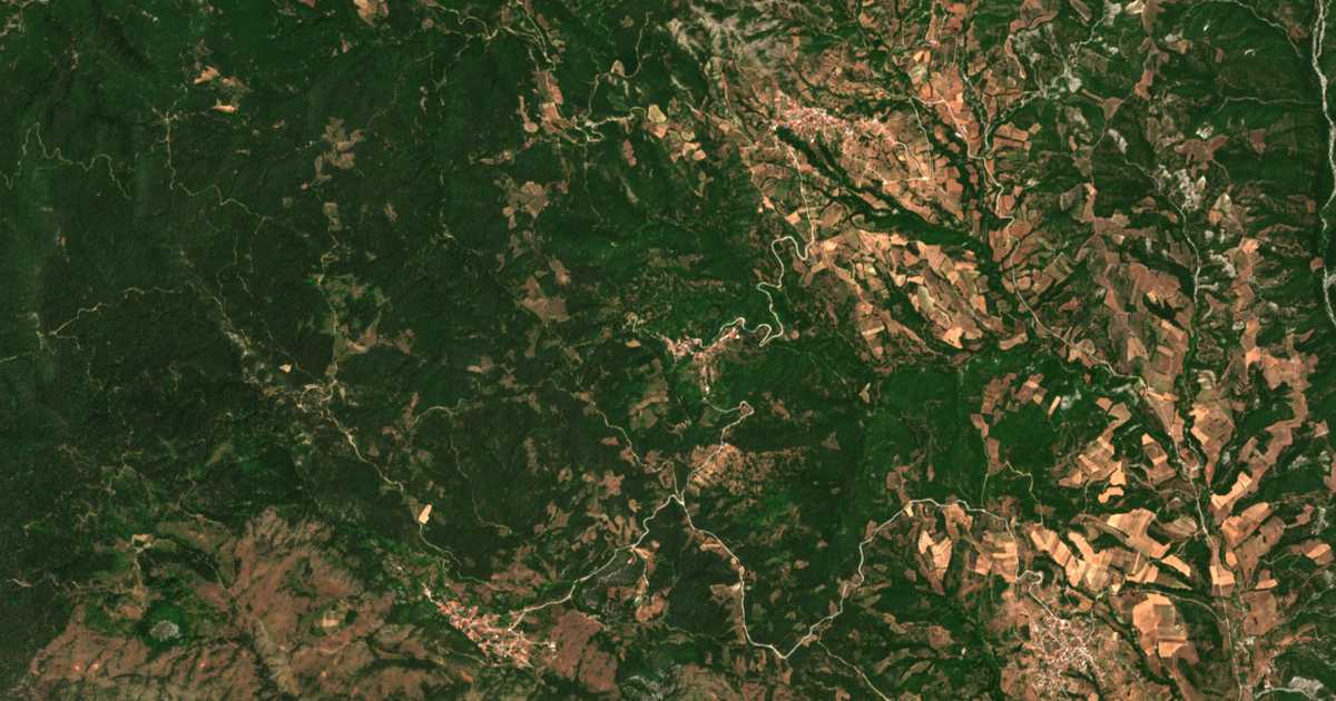 Satellitenkarte von Stagiádes