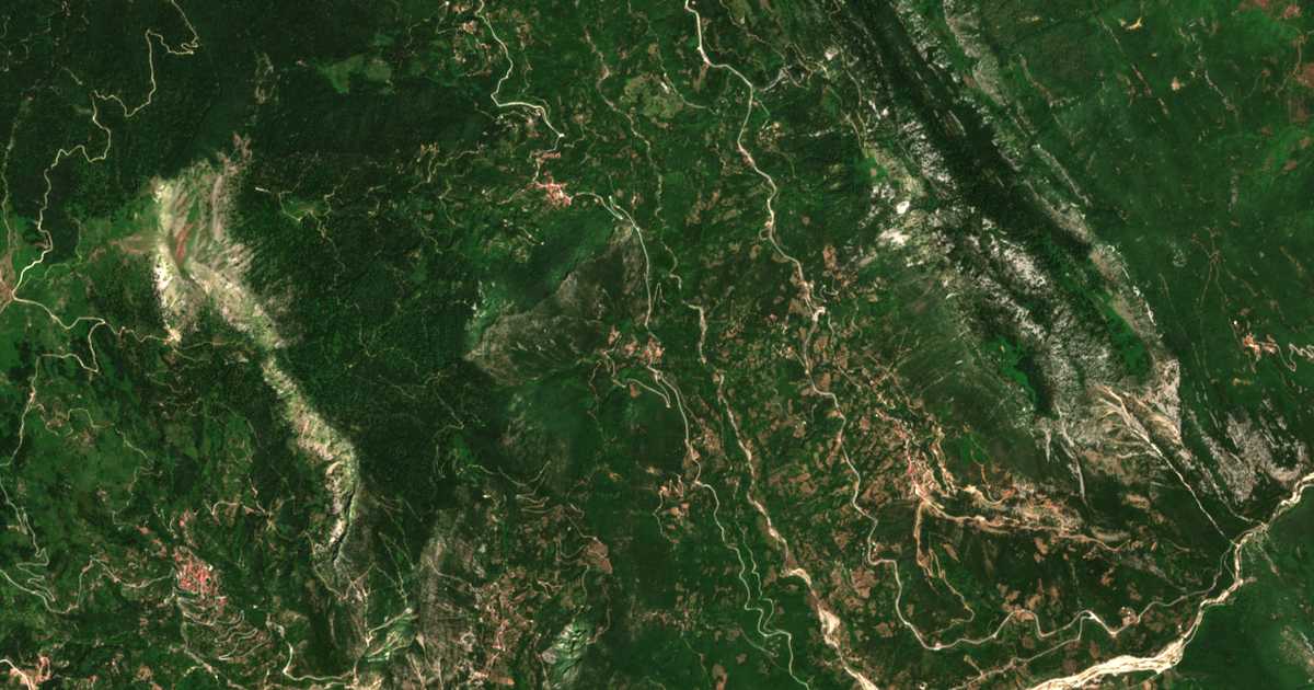 Satellitenkarte von Ágios Prokópios