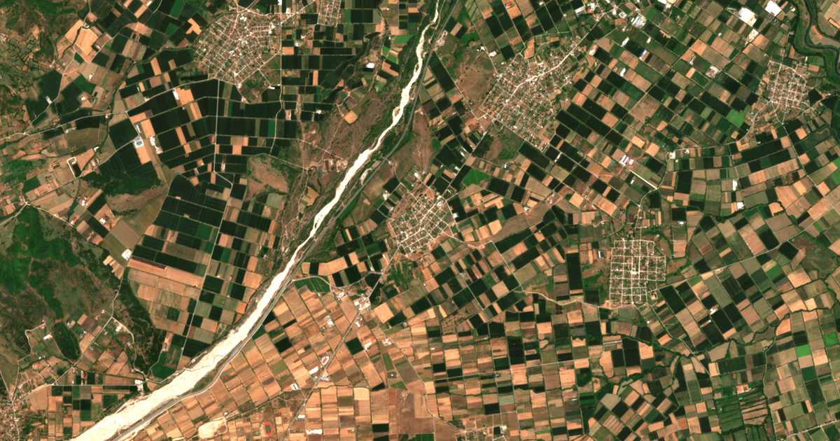 Satellitenkarte von Lygariá