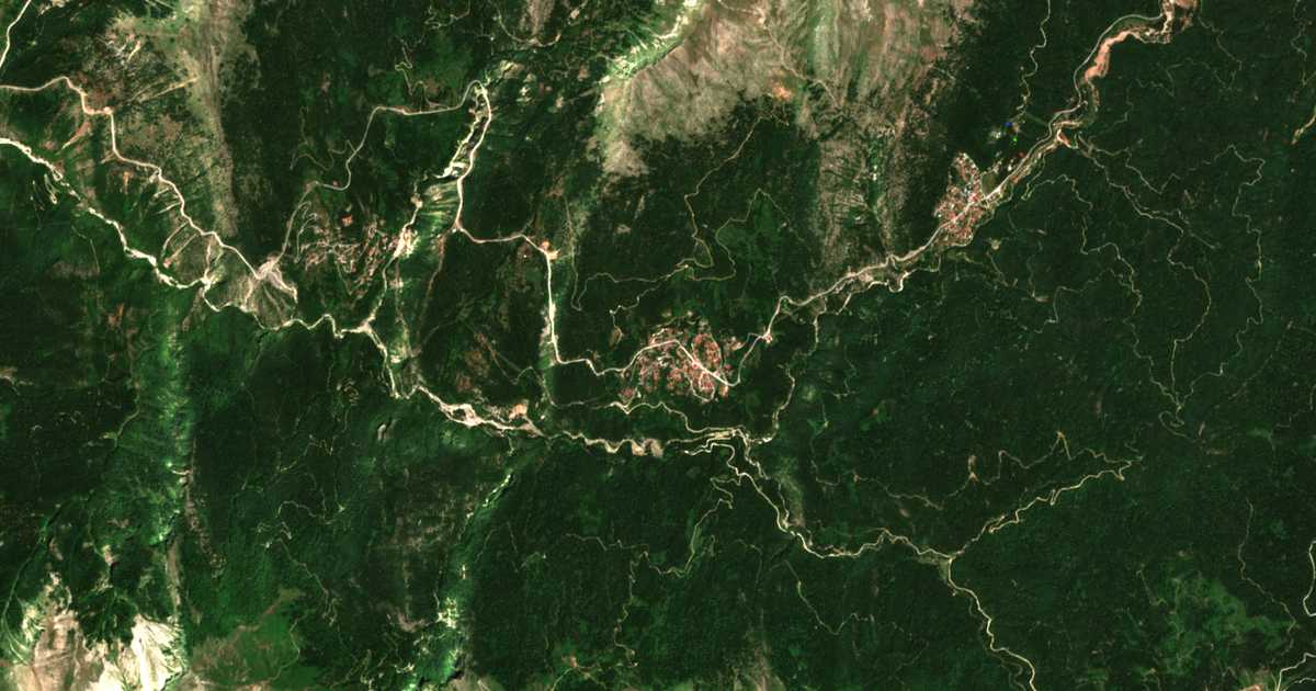 Satellitenkarte von Neraïdochóri