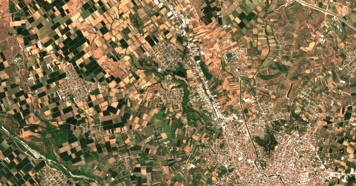 Satellitenkarte von Apóstoloi