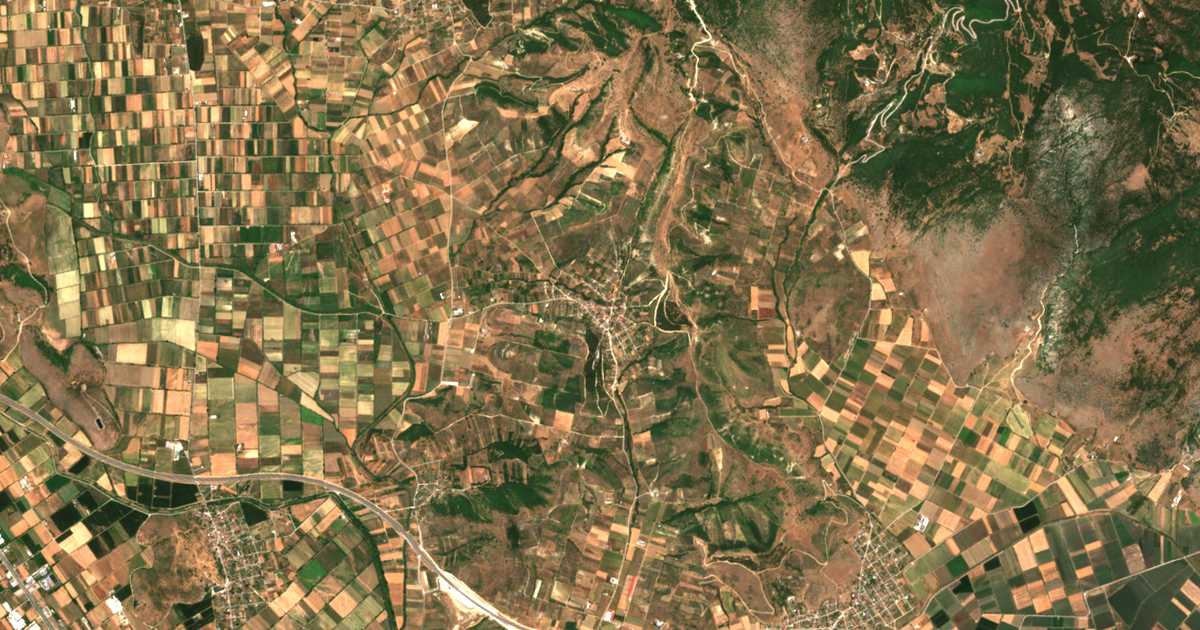 Satellitenkarte von Ardánion