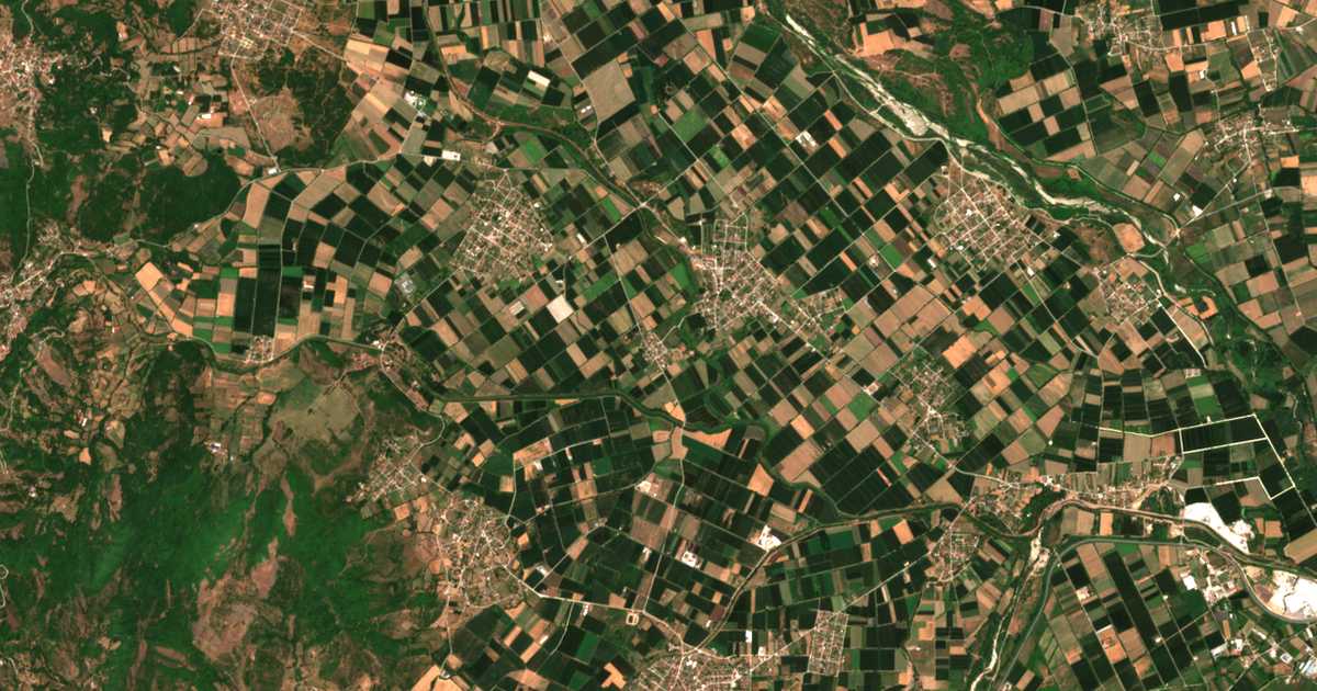 Satellitenkarte von Matsoukiótika