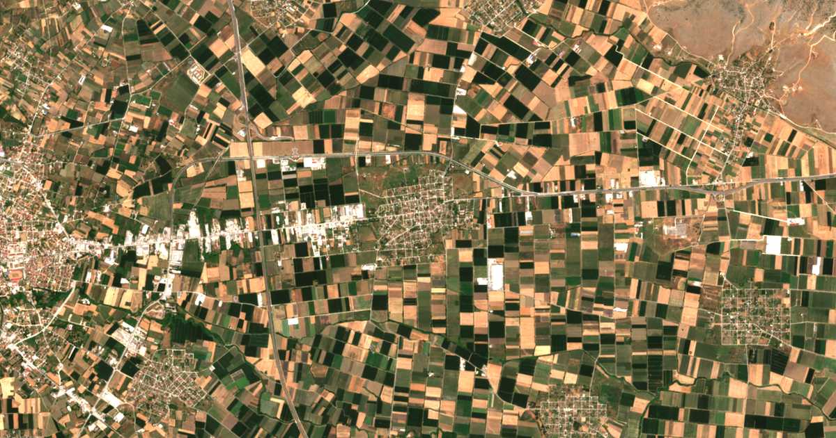 Satellitenkarte von Megalochórion
