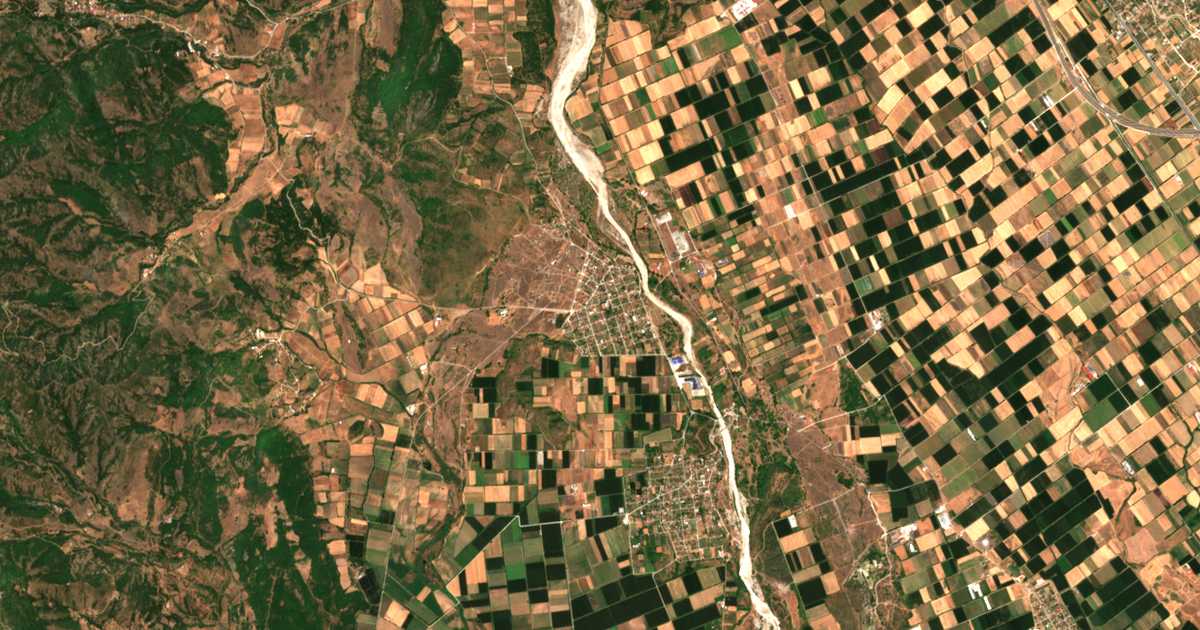 Satellitenkarte von Megárchi