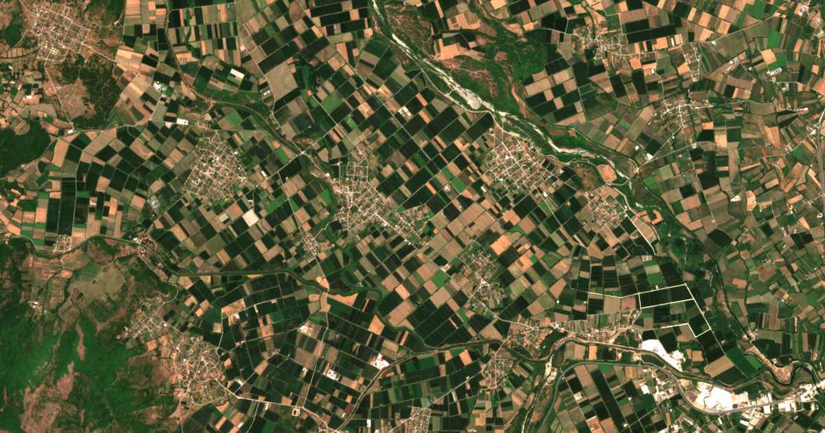 Satellitenkarte von Méligos