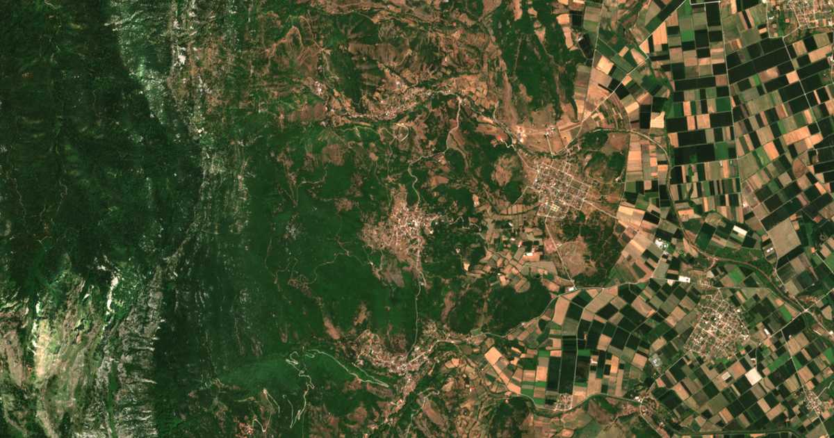 Satellitenkarte von Pródromos
