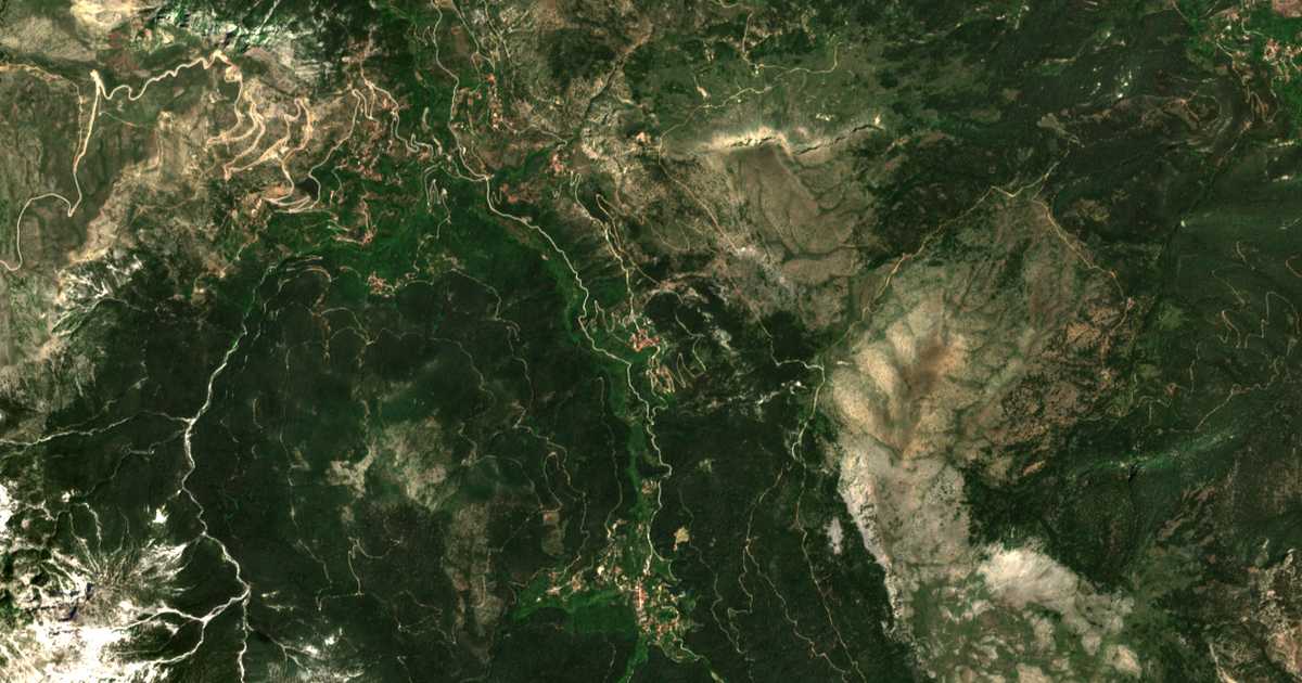 Satellitenkarte von Agía Varvára