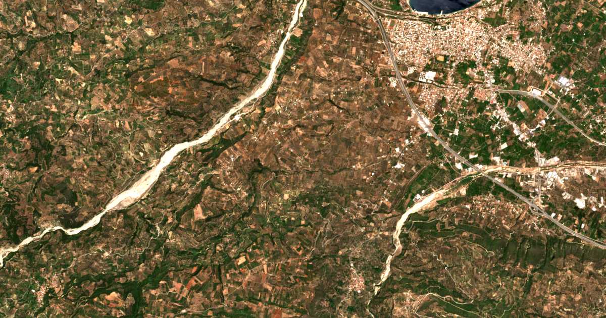 Satellitenkarte von Ágios Nikólaos