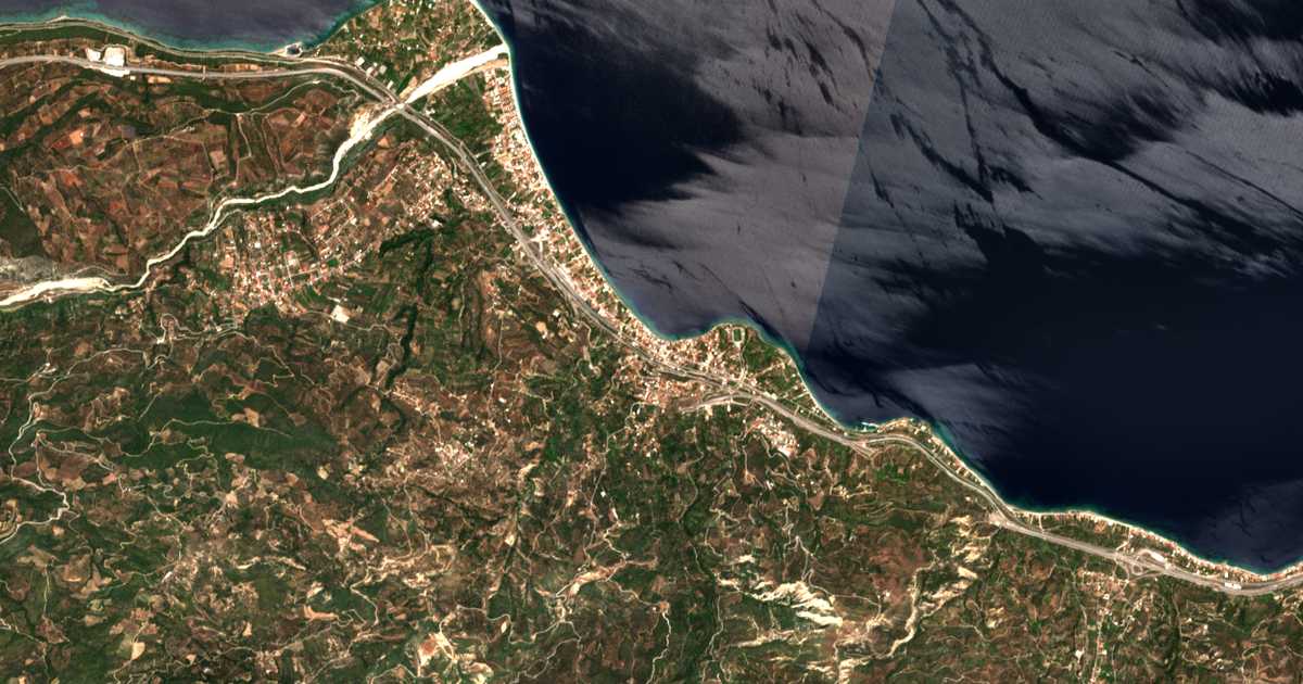 Satellitenkarte von Egira