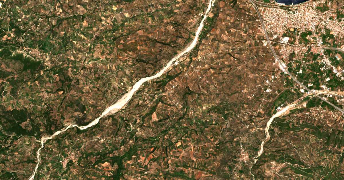 Satellitenkarte von Koúmaris