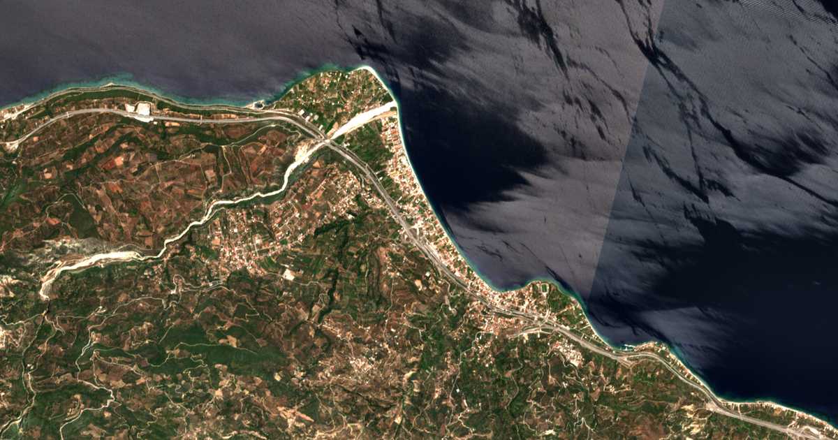 Satellitenkarte von Kráthion
