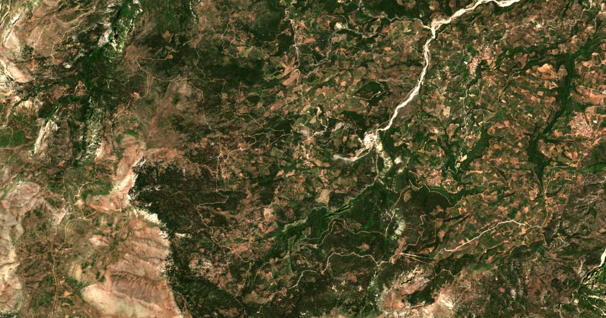 Satellitenkarte von Kríni