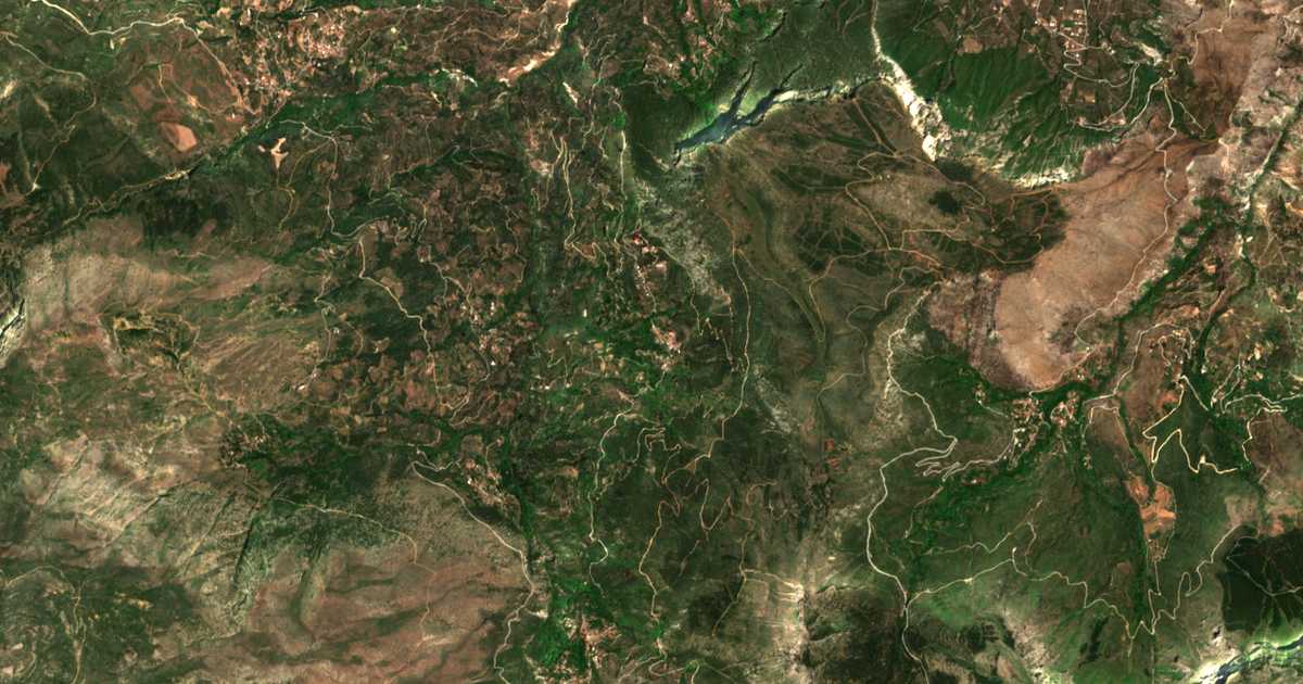 Satellitenkarte von Monastírion