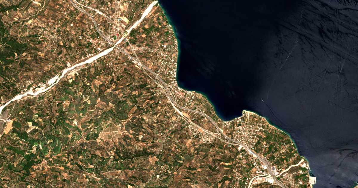 Satellitenkarte von Selianitika