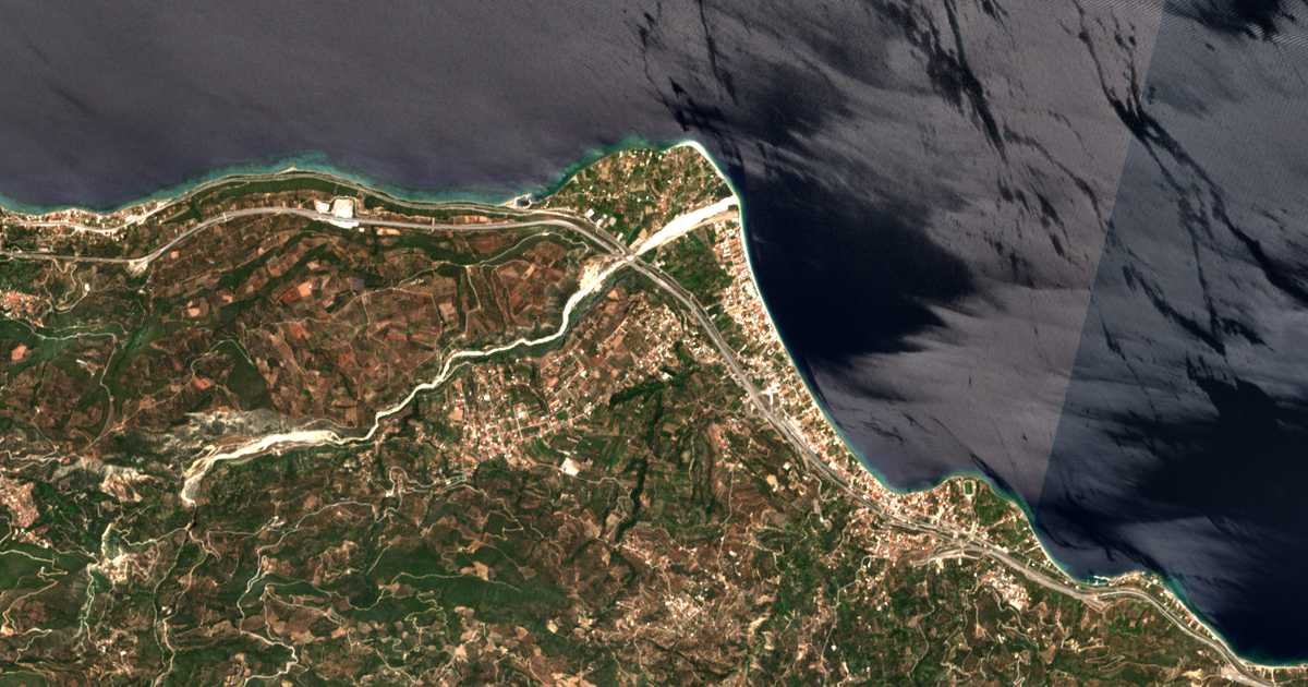 Satellitenkarte von Sylivainiótika