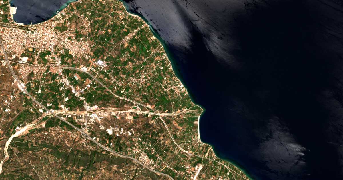 Satellitenkarte von Valimitika