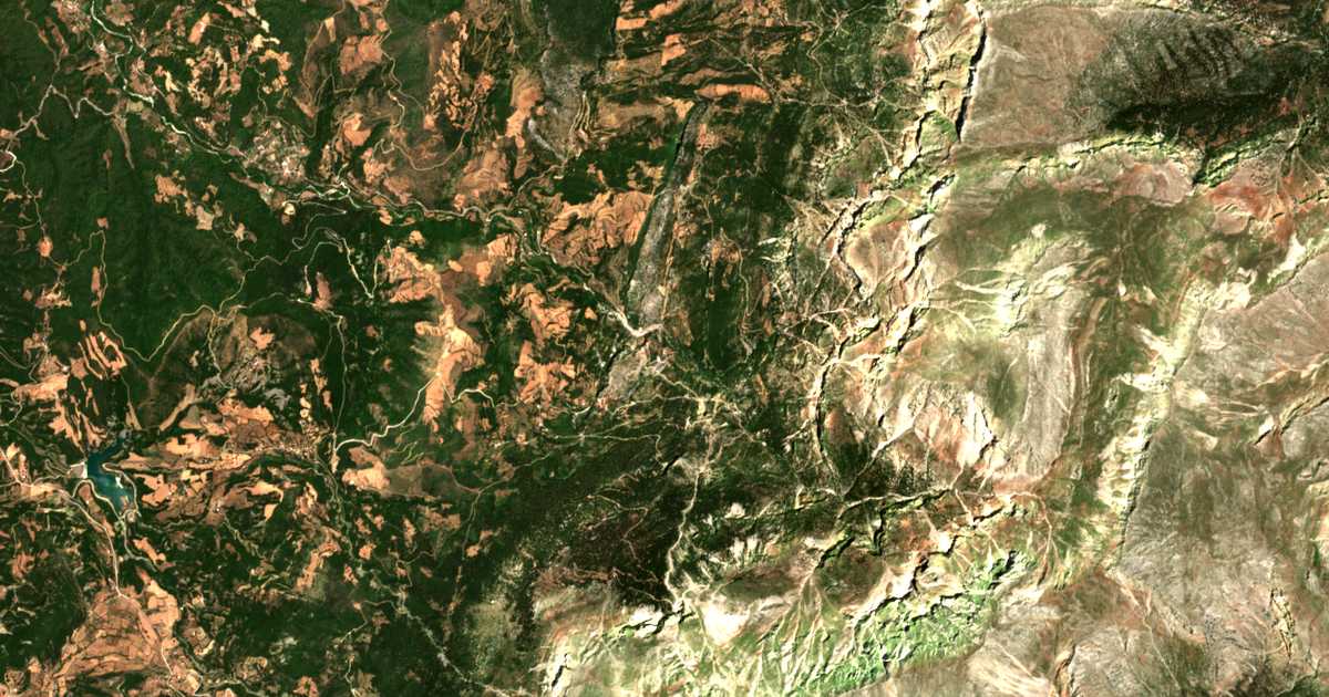 Satellitenkarte von Alepochori