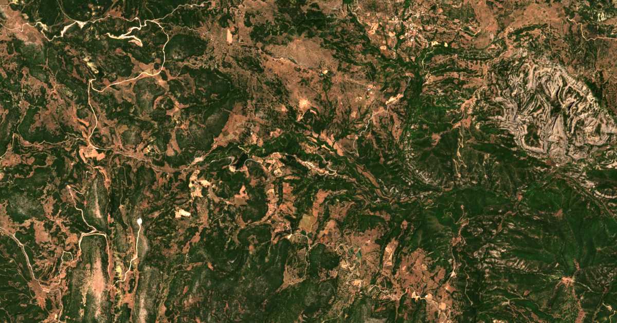 Satellitenkarte von Demésticha