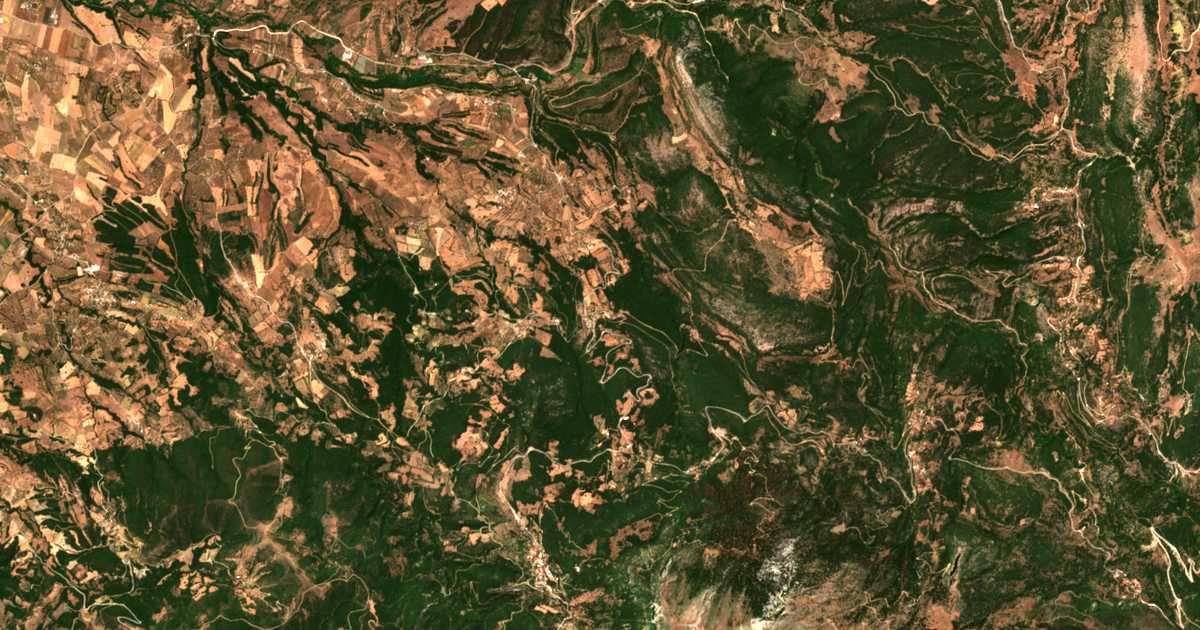 Satellitenkarte von Ellinikón