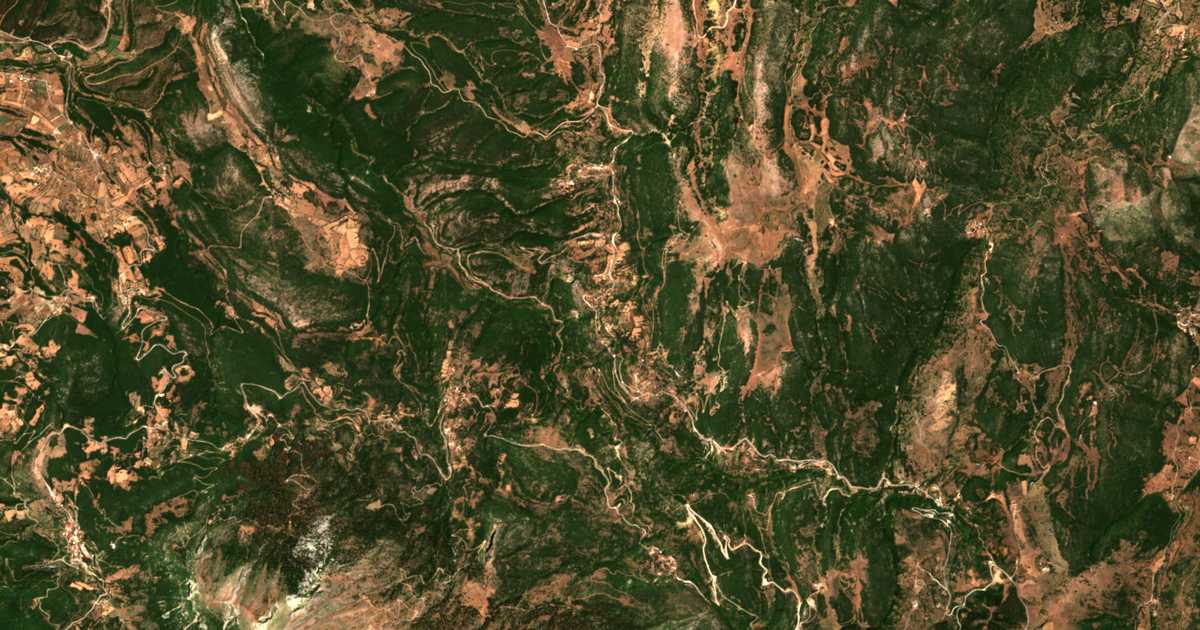 Satellitenkarte von Kálanos