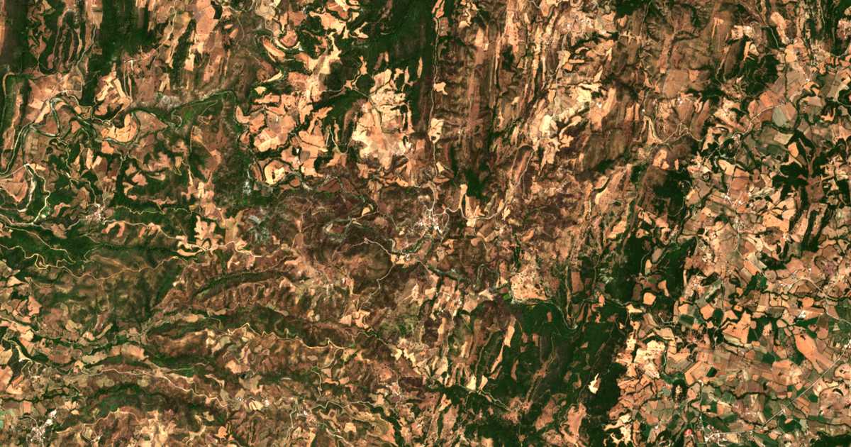 Satellitenkarte von Kalfas
