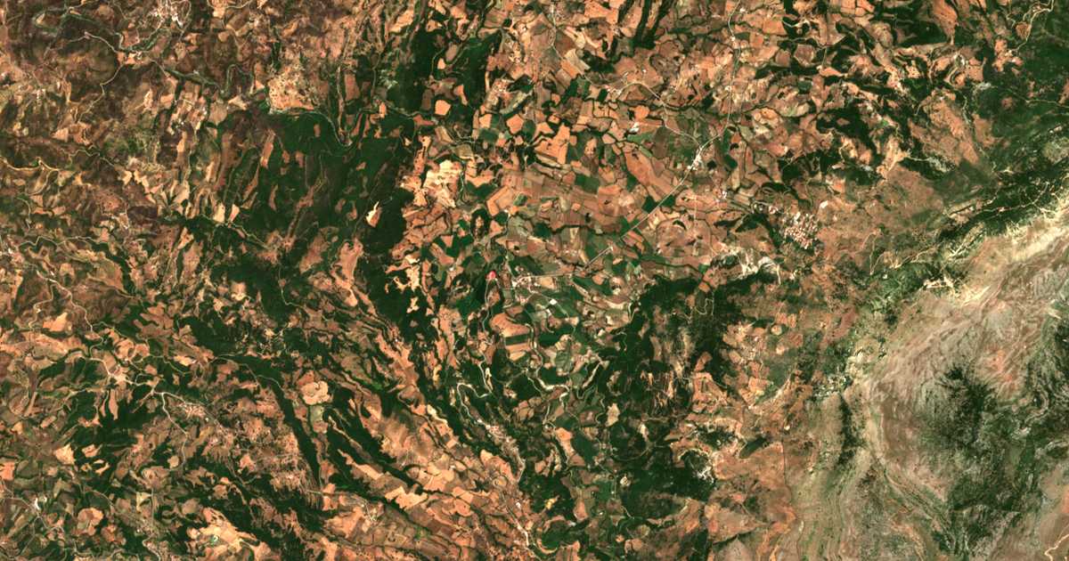 Satellitenkarte von Karpéta
