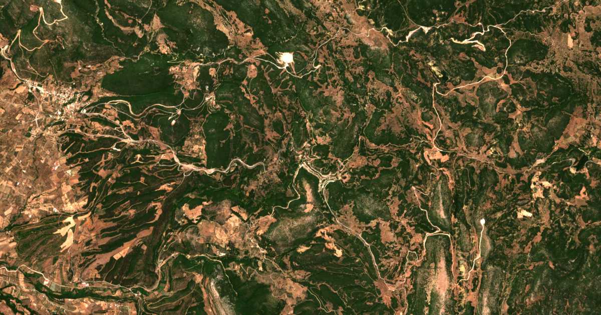 Satellitenkarte von Katarráktis